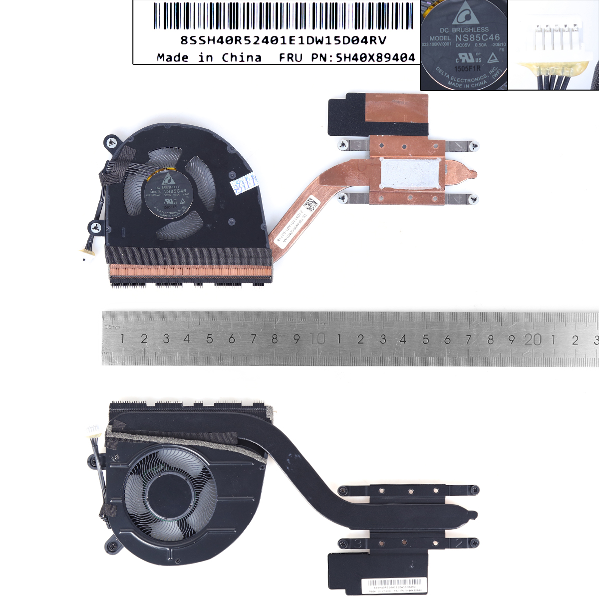 Picture of New Replacement CPU Cooling Fan For Lenovo Thinkpad L13 Yoga Gen 2 CPU Heatsink Cooling Fan 5H40X89404 Layout